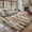 B-khaki 24sm02, variant on 4x6 Feet Area Rugs for Bedroom, Grey Plush Fluffy Shaggy Living Room Rugs Non-Slip, Ultra Soft Carpet for Nursery Kids PlayRoom Dorm Office Indoor