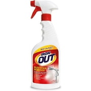 (6 pack) Iron OUT Spray Gel Rust Stain Remover, Remove and Prevent Rust Stains in Bathrooms, Kitchens, Appliances, Laundry, and Outdoors, 16 Ounce