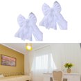 thumbnail image 4 of KCAHPAN Color Lace Bows Curtain Fasteners Curtains Holdbacks Elegant Bowknot Tiebacks, 4 of 13