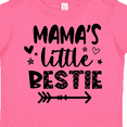 thumbnail image 4 of Inktastic Mama's Little Bestie with Arrow and Hearts Boys or Girls Toddler T-Shirt, 4 of 5