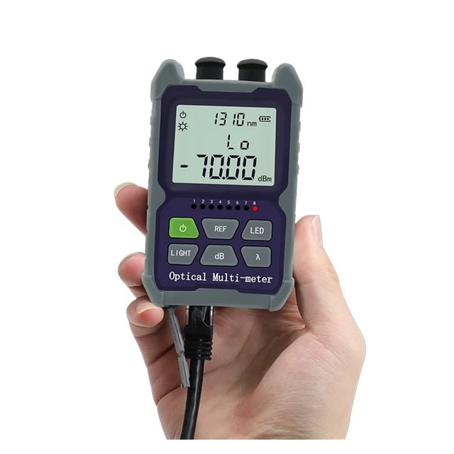 4 In 1 Optical Power Meter Fc Port Tester VFL5km 15km 30km Gigabit Fiber Meter Power Meter Fiber Optic ,Test Precision