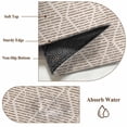 thumbnail image 6 of Area Rug for Living Room, Brown Non-Slip Indoor Large Carpet for Bedroom/Dining Room, Modern Abstract Art Farmhouse Washable Low-Profile Rectangle Floor Runner Rugs - 5 x 7 Ft, 6 of 7
