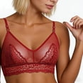thumbnail image 5 of Admvng Women's Bras Wireless Lace Sheer Mesh Cute Comfort Everyday Bra, 5 of 6