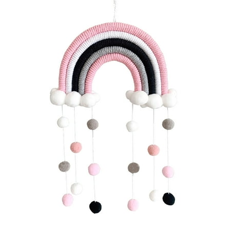 

WQQZJJ Home Decor Children s Room Decoration Pendant Woven Cloud Rainbow Wall Decoration Pendant Gifts For Women On Clearance