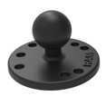 thumbnail image 4 of RAM-B-101U-IP1 -  Handlebar Rail Mount with Zinc Coated U-Bolt Base & Round Base Adapter that contains the AMPs Hole Pattern, 4 of 5