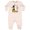 Natural Heather, variant on Little Ghost 1st Birthday Baby Fleece Romper