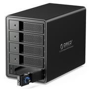 ORICO USB 3.0 to SATA 5Gbps HDD Docking Station-5 Bay External Hard Drive Docking Station 3.5" SATA Hard Drive Enclosure Max Up to 80TB,Built-in 150w Power & Fan Support UASPNo Drive
