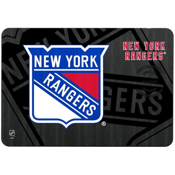 Keyscaper New York Rangers 15W Fast Wireless Charger and Mouse Pad