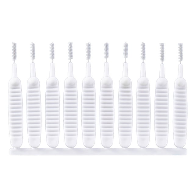 Inteprter Cepillo de limpieza en espiral, cepillos lavables multifuncionales, removedor de polvo para teclado, puerta de aire, cocina, inodoro, accesorio Juegos de accesorios de baño Tipo 1 Inteprter HA006547-00