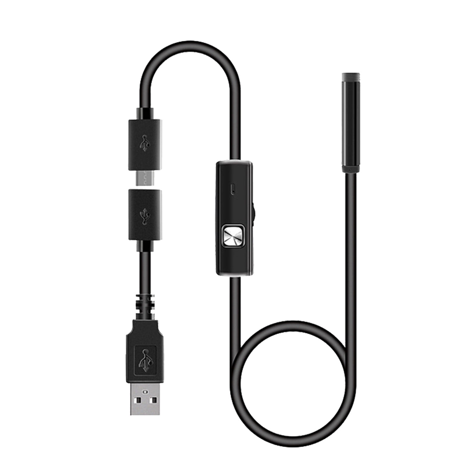 Camera For Computer7mm Hd Endoscope Camera With Led - Waterproof Usb  Inspection For Android & Pc
