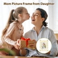 thumbnail image 6 of WaaHome 4x6 Mothers Day Picture Frame First Mothers Day Gifts for New Mom from Husband Parents Mom Picture Frame Decorations for Tabletop Wood Leather Frame Yellow, 6 of 7