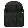 thumbnail image 1 of 1pc Multi-slots Divided Backpack Interior Bag Backpack Organizer Insert (Black), 1 of 8
