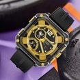 thumbnail image 3 of SMAEL Square Analog-Digital Sports Watch Waterproof Multicolor Chronog LED Alarm Wrist Watch, 3 of 10