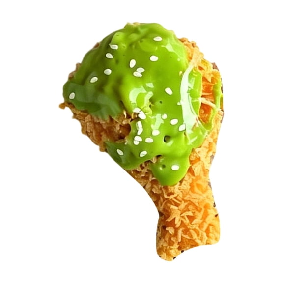 Fried Chicken Leg Squishy Fidget Toys for Adults Soft Tactile Desk Accessory Office Sensory Gadget with Slow Rebound Texture 1 Pack