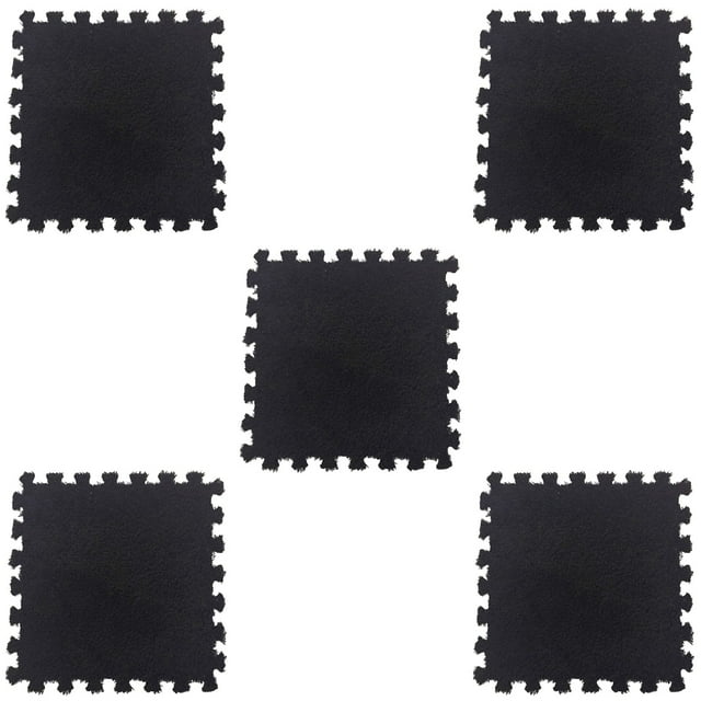 QTOCIO 5 Pcs Tapis en Velours Polyester Casse-Tête 11.81 Pouces en 14 Couleurs