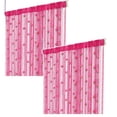 thumbnail image 1 of Leojiow 2Pcs Rose Thread Door Curtain 2024 New 39X79 Inch String Curtain With Roses Room Divider Decoration Easy To Use And Door Frame Tassel Rose Thread Door Curtain For Door Home Dec One Size A, 1 of 6