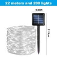 thumbnail image 2 of Cadena de luces LED de 22 m con forma de estrella para exteriores, resistente al agua, para decoración navideña y solar, 2 of 6