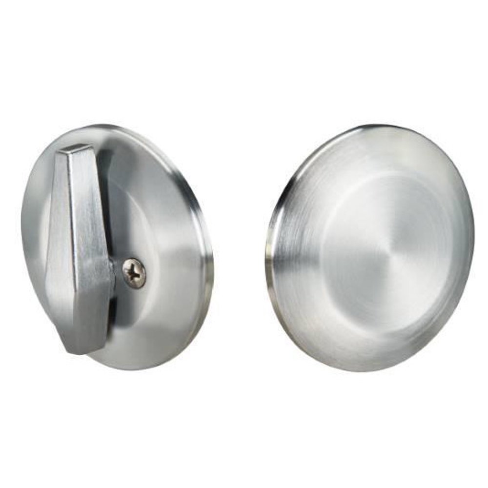 YR860EDB626 One Sided Deadbolt with Turn by Blank Plate Satin Chrome