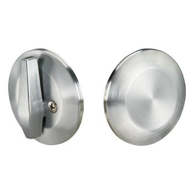 YR860EDB626 One Sided Deadbolt with Turn by Blank Plate Satin Chrome