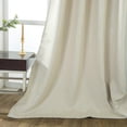 thumbnail image 5 of Elegant Iceland Metallic Grommet Blackout Curtain 54" x 84" Beige Rt Designers Collection, 5 of 7