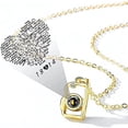 thumbnail image 3 of Collar Magnético En Forma De Cámara Para Parejas 100 Idiomas I Love You Collar De Proyección Collares Magnéticos Para Parejas Para Él Y Ella sonducket AP007688-01, 3 of 6