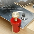 thumbnail image 4 of Bloque De Límite De Orificios Para Perros De 20 Mm, Regla De Aleación De Aluminio Resistente Para Carpintería Con Ajuste De Tornillo De Acero, Medidor De Escalera Multifunción, 4 of 7