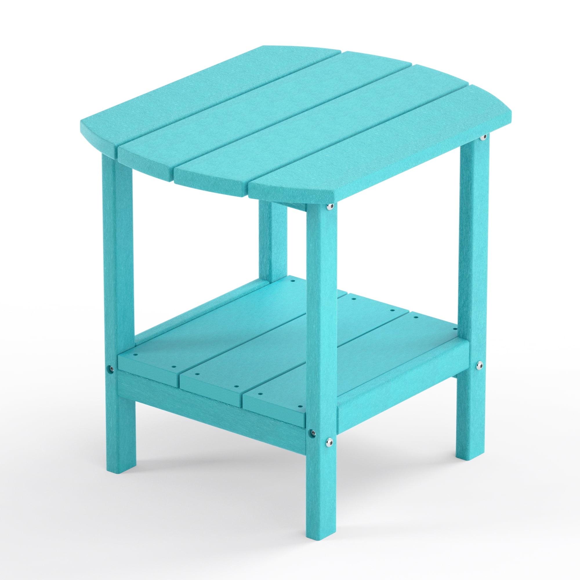 TORVA Patio Coffee Table All Weather HDPE Porch Side Table Outdoor End