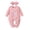 a-31Pink14, variant on FINALGANG Baby Girls Crew Neck Long Sleeve Waffle Knit Letter Bow Embroidery Side Ruffle Jumpsuit Big Bow Headband Two Piece Outfit Sets Cozy Sets 3-6 Months