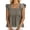 Grey, variant on Womens Tops Cute Square Neck Sleeveless Loose Fit Versatile Rugby Shirt for Womens,Grey,M