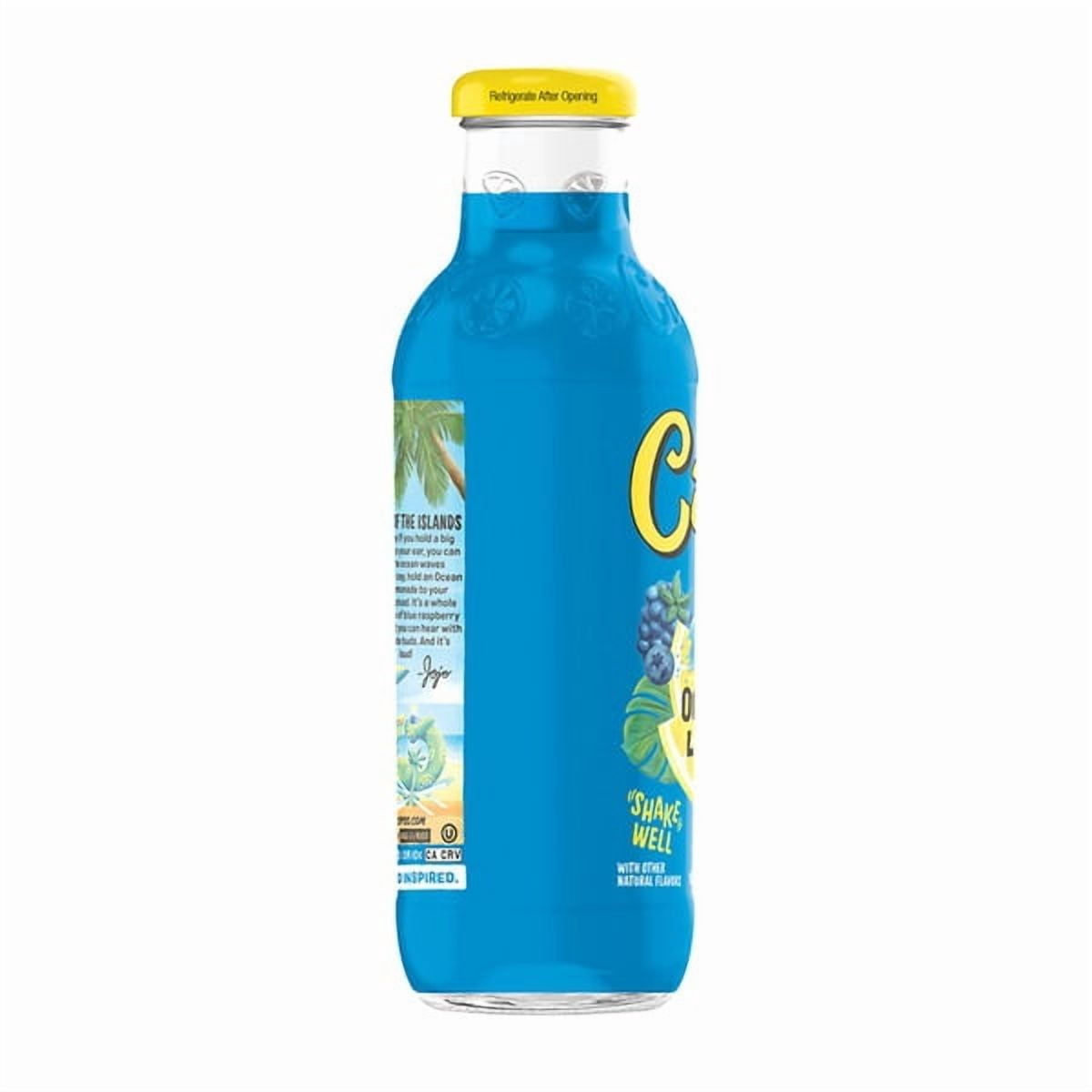 Calypso Blue Lemonade Juice 16 Oz 6 Pack