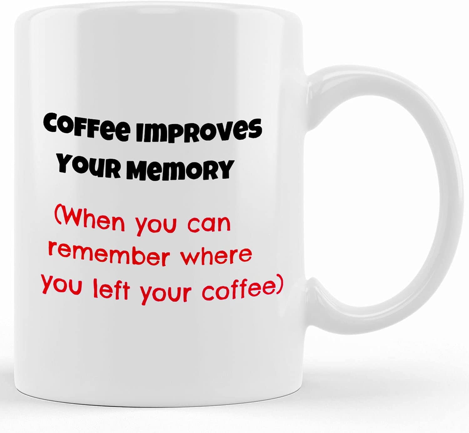Memory Coffee Novelty Coffee Mug, Ceramic Novelty Coffee Mug, Tea Cup