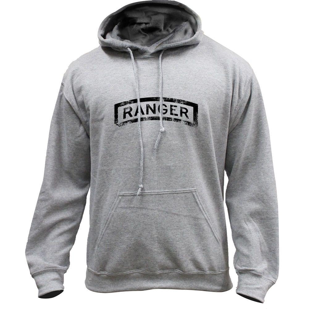 Vintage Army Ranger Badge Subdued Veteran Pullover Hoodie Sweatshirt ...