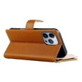 thumbnail image 2 of Funda cartera GANGXUN para iPhone 13 Pro , cuero PU con tarjetero, cremallera, correa de mano, soporte y protección 638°, 2 of 6