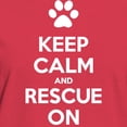 thumbnail image 3 of CafePress - Keep Calm And Rescue On Animal Rescue T Shirt - Women's Traditional Fit Dark T-Shirt, 3 of 4
