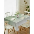 thumbnail image 4 of Sage Green Tablecloth Rectangle Table Cloth 52x70 , Waterproof Tablecloth Outdoor Table Cloth, Farmhouse Sage Green Ombre Washable Table Cover for Kitchen Dining Party, 4 of 8