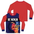 thumbnail image 3 of LEGO Ninjago Boys Long Pajamas Blue Size 6-14, 3 of 5