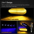 thumbnail image 3 of sweethay 1 par de luces de señal de giro que fluyen para motocicleta, luz intermitente trasera de circulación diurna, accesorios de Accesorios para motos, 3 of 6