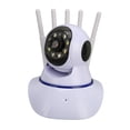 thumbnail image 1 of Cámara De Seguridad Del Hogar, Alarma De Visión Nocturna HD 1080p 360 Grados Cámara De Vigilancia De Vigilancia Wifi Grabación De Video Móvil Para Interiores, 1 of 7