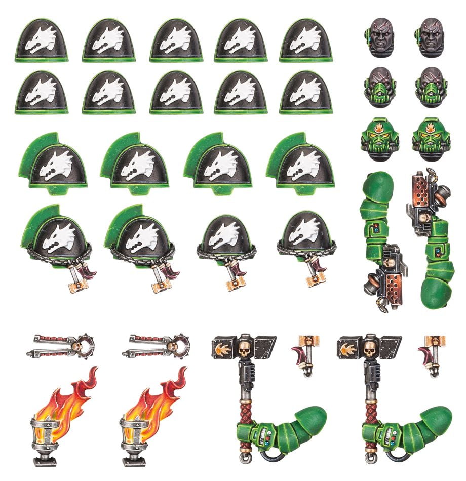 Games Workshop Warhammer 40k Salamanders Primaris Upgrades and Transfers -  Walmart.com
