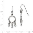 thumbnail image 2 of Silver-tone Crystal Chandelier Dangle Earrings BF1272, 2 of 2
