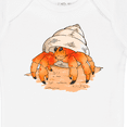 thumbnail image 4 of Inktastic Cute Hermit Crab on Beach Boys or Girls Baby Bodysuit, 4 of 5
