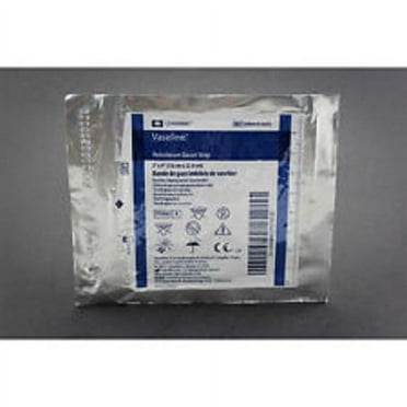 Vaseline Sterile Non-Adherent Petrolatum Gauze Strip  3'' x 18'', 1 Strip