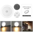 thumbnail image 2 of Sensor De Movimiento Ir Infrarrojo Magnético, Luces Led De Pared, Luz Nocturna, Encendido/Apagado Automático, Funciona Con Pilas Para Pasillo, Camino, Escalera, Nevera De Pared Eigraketly HA026106-02, 2 of 6