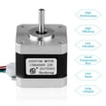 thumbnail image 5 of FELTECHELECTR 1Pack 17 Stepper Motor for 3D Printer 1.65 * 1.65 * 1.57 Inch Metal High Torque Low Noise Motor, 5 of 8