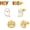 3 Pair Set Stud, variant on Halloween Earrings Cute Pumpkin Earrings for Women Fun Crystal Pumpkin Stud Earrings Funny Smiling Face Pumpkin Drop Earrings Halloween Earrings Jewelry