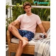 thumbnail image 5 of 7 Inch Men Swim Trunks 2 in 1 with Compression Breathable Liner Quick Dry Stretch Zipper Pockets Summer Beach Shorts for Cruise Beach Pool Board, 5 of 6