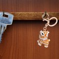 thumbnail image 1 of IDEANATEGRATE 1Ud Llavero Decorativo Amarillo Con Chinoiserie Y Para Regalo Especial, 1 of 6