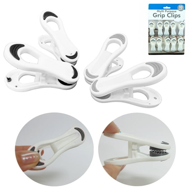 10PC Kitchen Chip Snack Food Storage Sealing Bag Clips Clamps