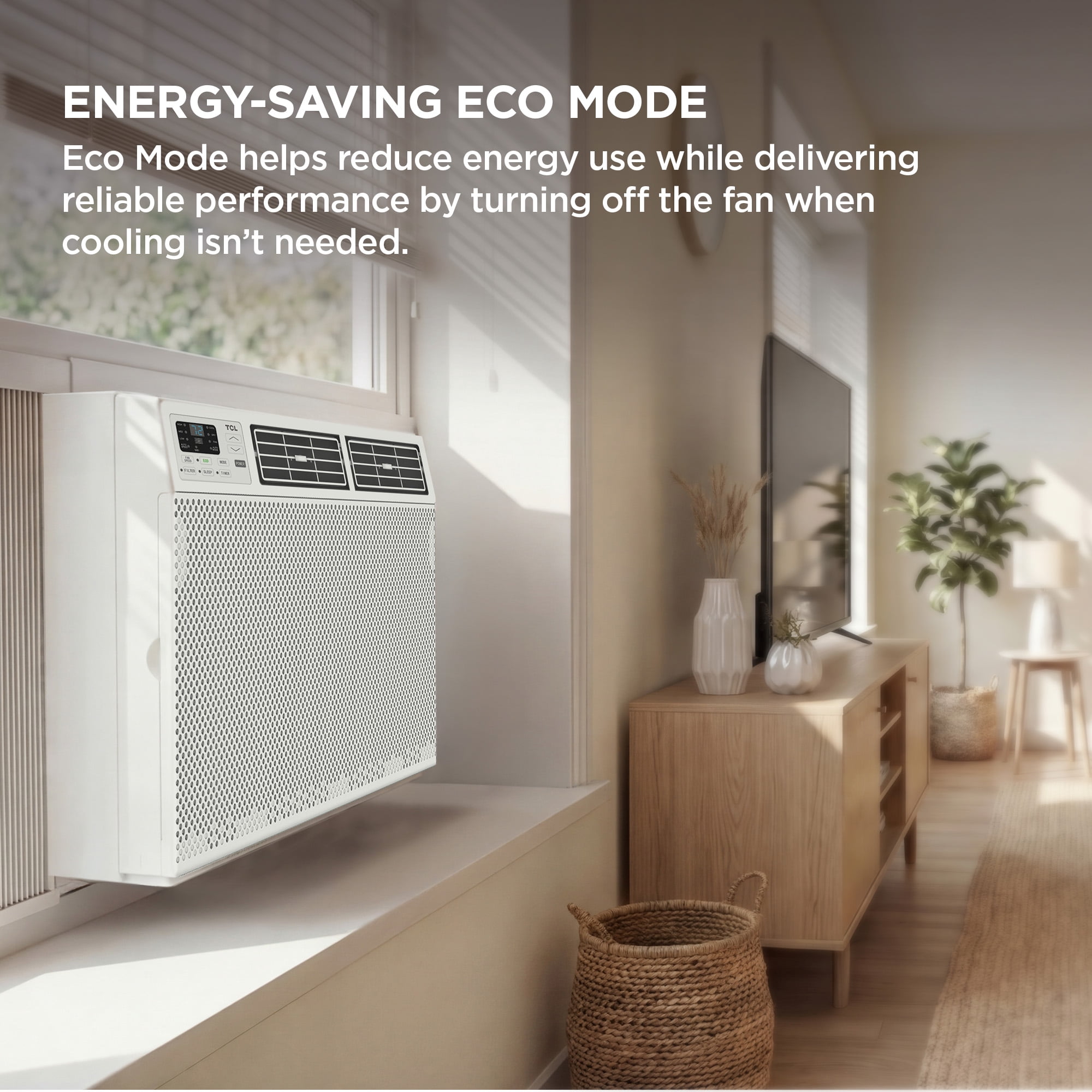 TCL 12,000 Btu - 550 Sq ft Window Air Conditioner, White