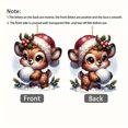 thumbnail image 5 of Lilixerw Acrylic Christmas Deer Pendant,Hanging Cute Deer Decoration for Car Rearview Mirror Decorations Christmas Ornaments, 5 of 7